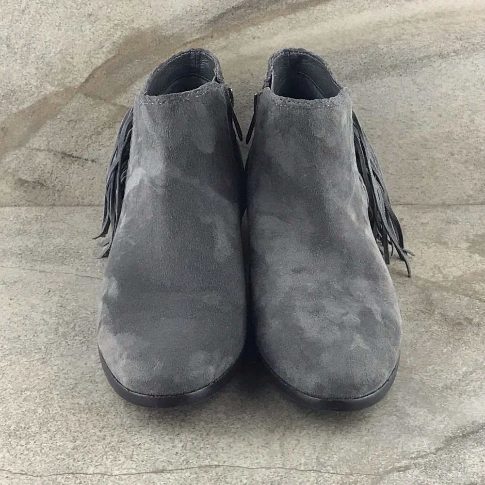 Sam Edelman Paige Suede Booties Size 7 Gray EUC